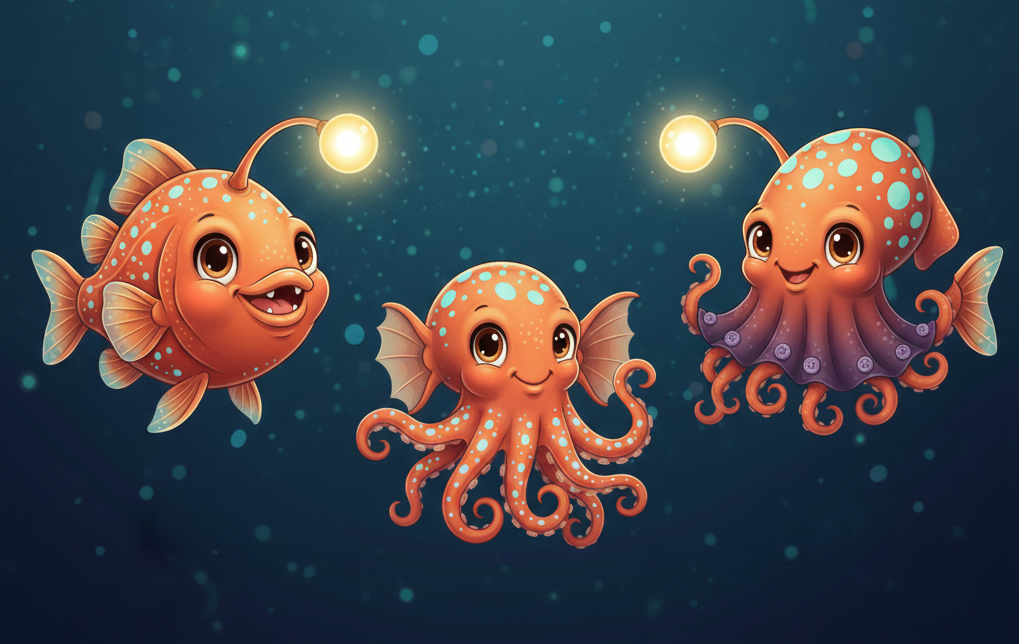 Journey to the Midnight Zone: Meet the Glow-in-the-Dark Weirdos of the Deep!