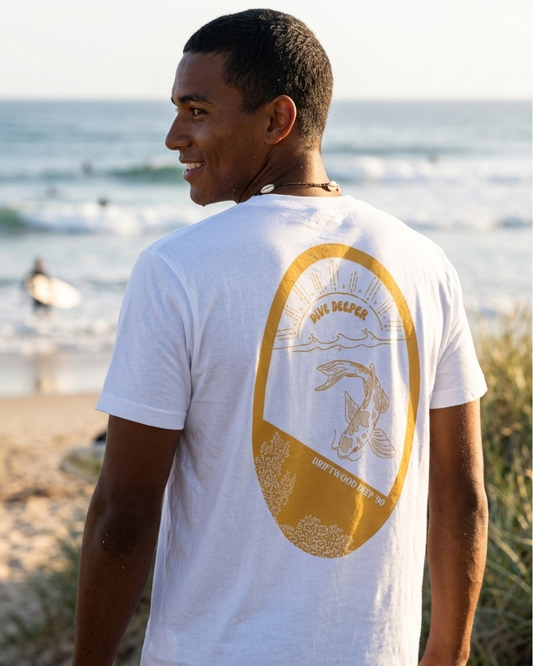 90s Retro Koi Fish Tee