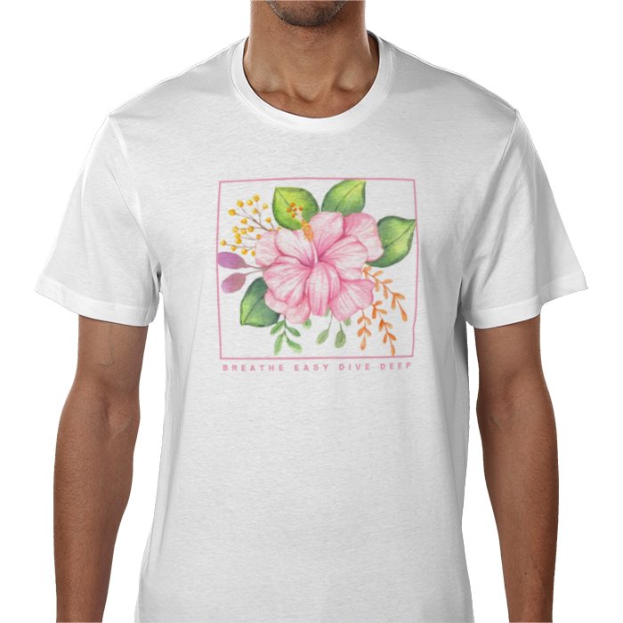 Island Flower T-Shirt in Pink