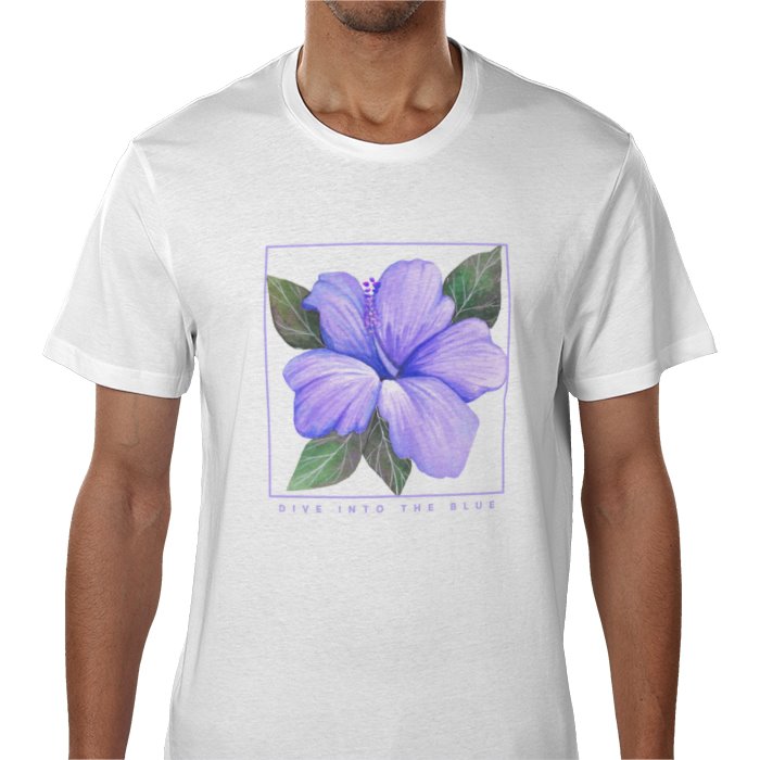 Island Flower T-Shirt in Purple